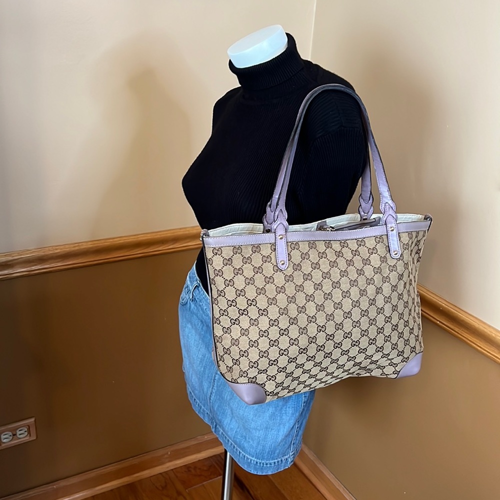 Gucci GG Canvas Craft Tote Bag